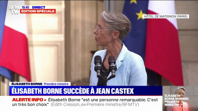 Élisabeth Borne à Jean Castex: Nous avons des différences, mais nous avons aussi beaucoup de choses en commun