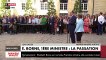 Regardez l'intégralité des discours de Jean Castex et Elisabeth Borne à Matignon lors de la passation de pouvoir qui s'est déroulé dans la cours de Matignon