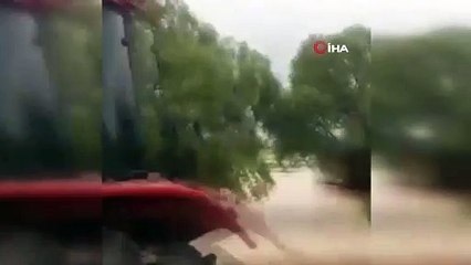 Eskişehir'in Günyüzü ilçesini sel vurdu: 600 dekar tarım arazisi sular altında kaldı
