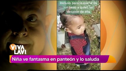 Niña asombra a familia tras acudir a panteón y saludar a "fantasma"
