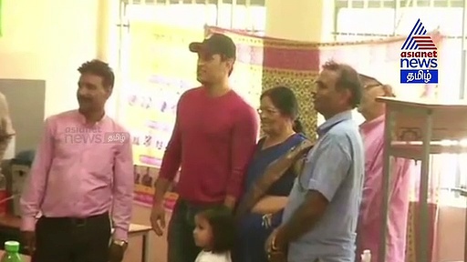 தோனி மகளின் அட்வைஸ்..! அப்பா மகளின் அழகான வீடியோ காட்சி..