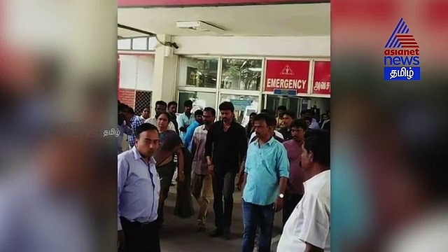 தளபதி படப்பிடிப்பில் காயமடைந்தவரை மருத்துவமனைக்கே சென்று நலம் விசாரித்த விஜய் வீடியோ..!
