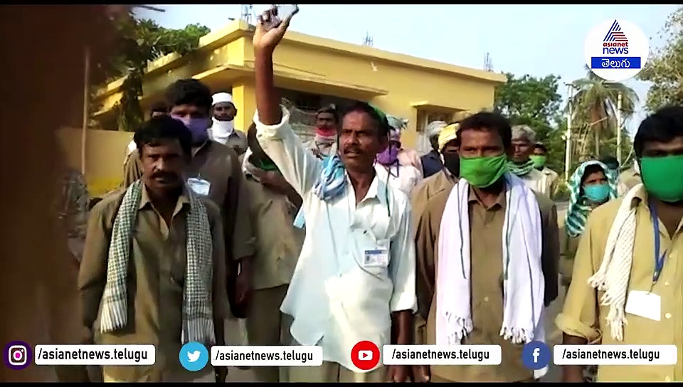 మాకు జీతాలివ్వండి.. 11నెలలుగా పెండింగ్.. దాచేపల్లి పారిశుద్ధ్య కార్మికుల నిరసన..