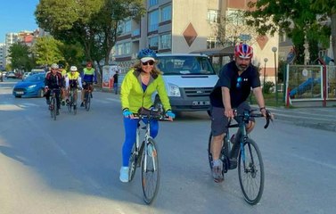 Selanik'ten bisikletçilerle yola çıkan "Ata toprağı" Samsun'a ulaştırıldı