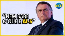 Bolsonaro tem 'pena' de quem defende a ditadura