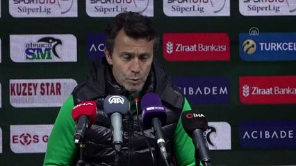 Çaykur Rizespor-Sivasspor maçının ardından