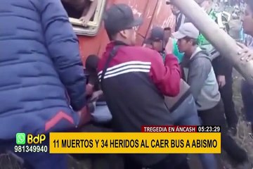 Tragedia en Áncash: se investigan las causas del accidente de bus en la provincia de Sihuas