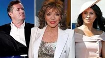 Joan Collins dans le sauvage Piers Morgan fermé à cause de Meghan Markle