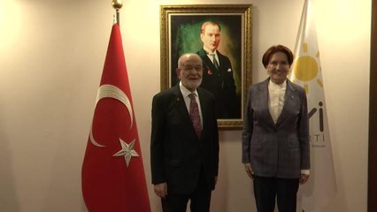 Karamollaoğlu, Akşener'i Ziyaret Etti