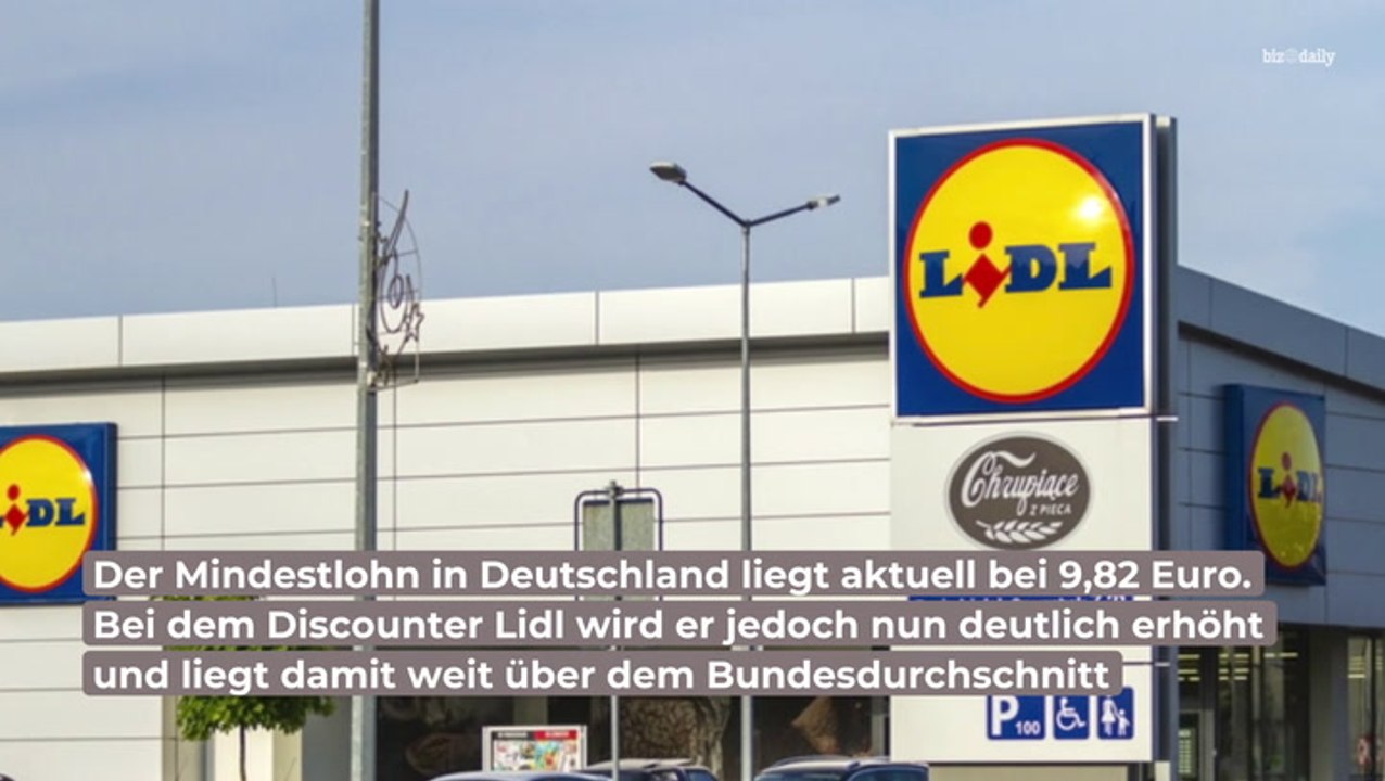 Lidl erhöht Mindestlohn: So viel verdienen Mitarbeiter ab Juni