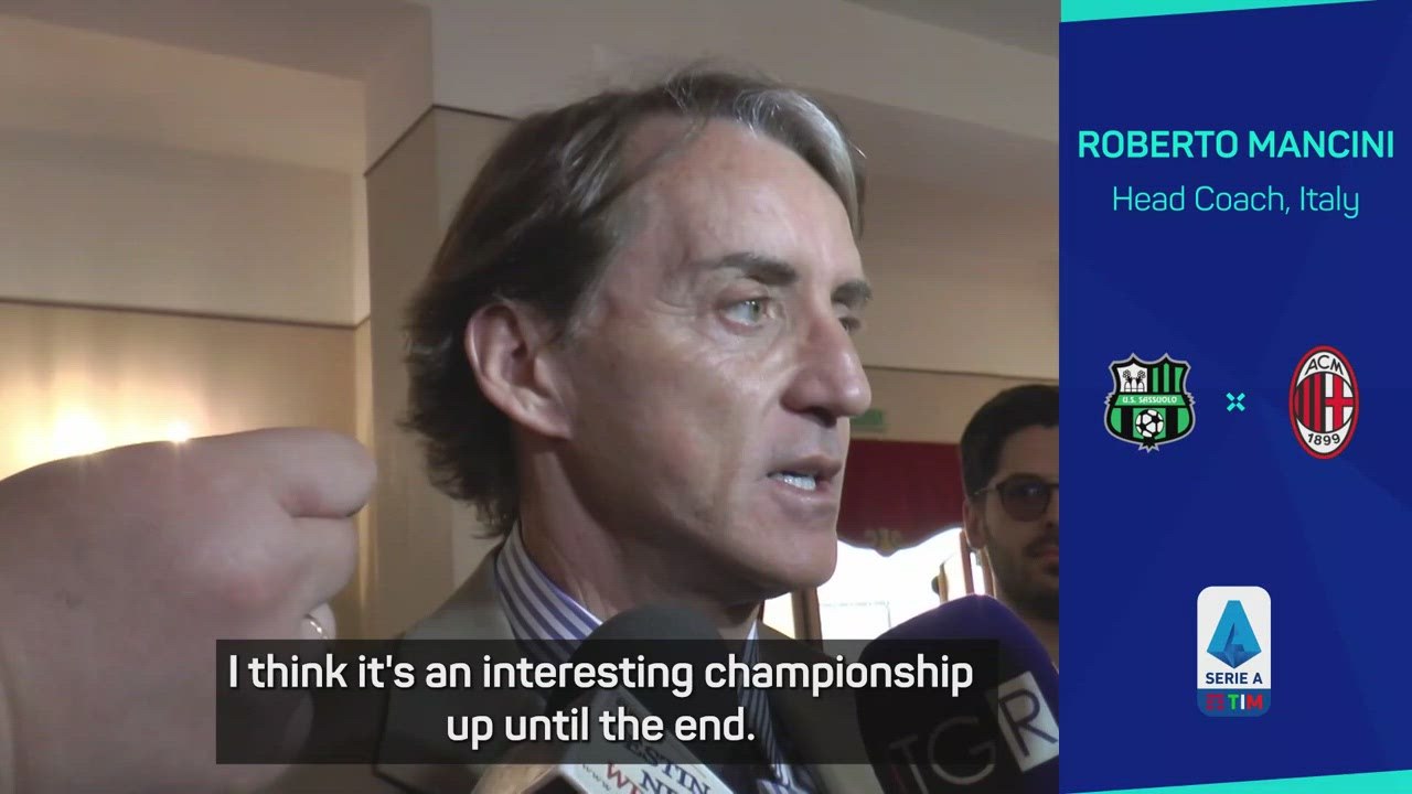 Mancini relishing excitement of Serie A title race