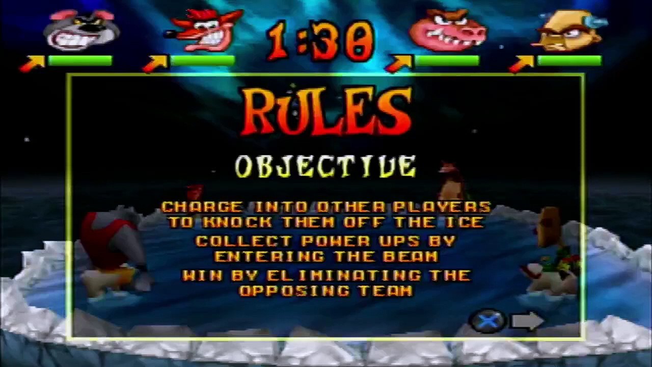 Crash Bash - Polar Push On Polar Panic Gameplay