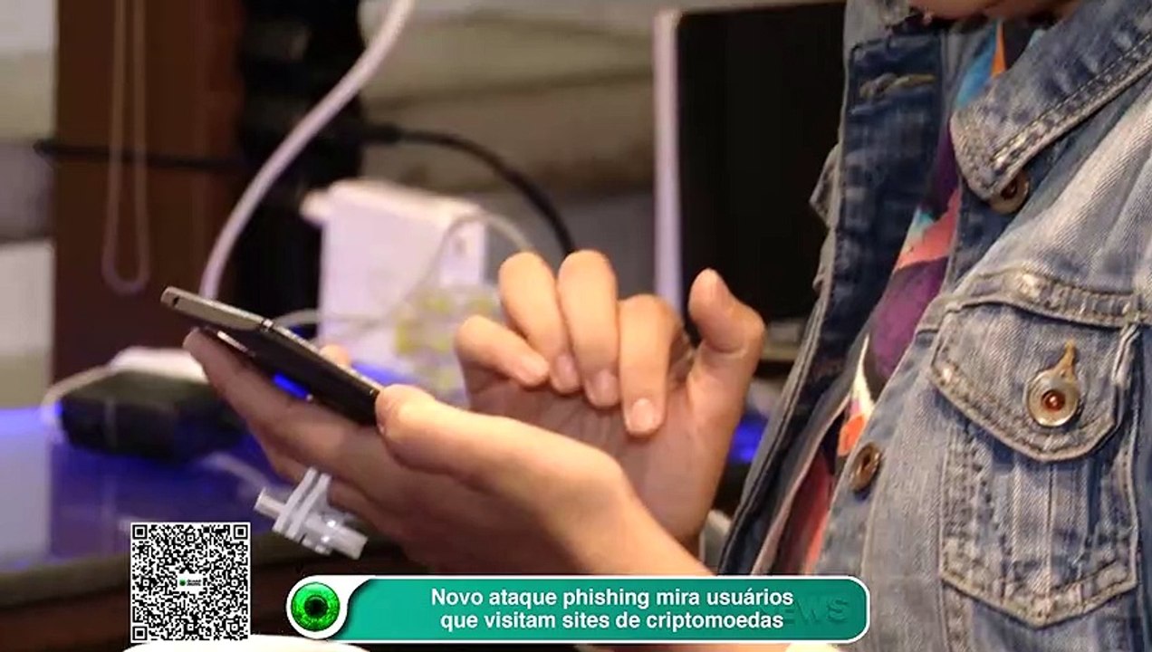 Ataque phishing mira usuários que visitam sites de criptomoedas