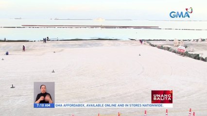 Pagbubukas ng Dolomite Sand Beach, iniurong sa June 3 | UB