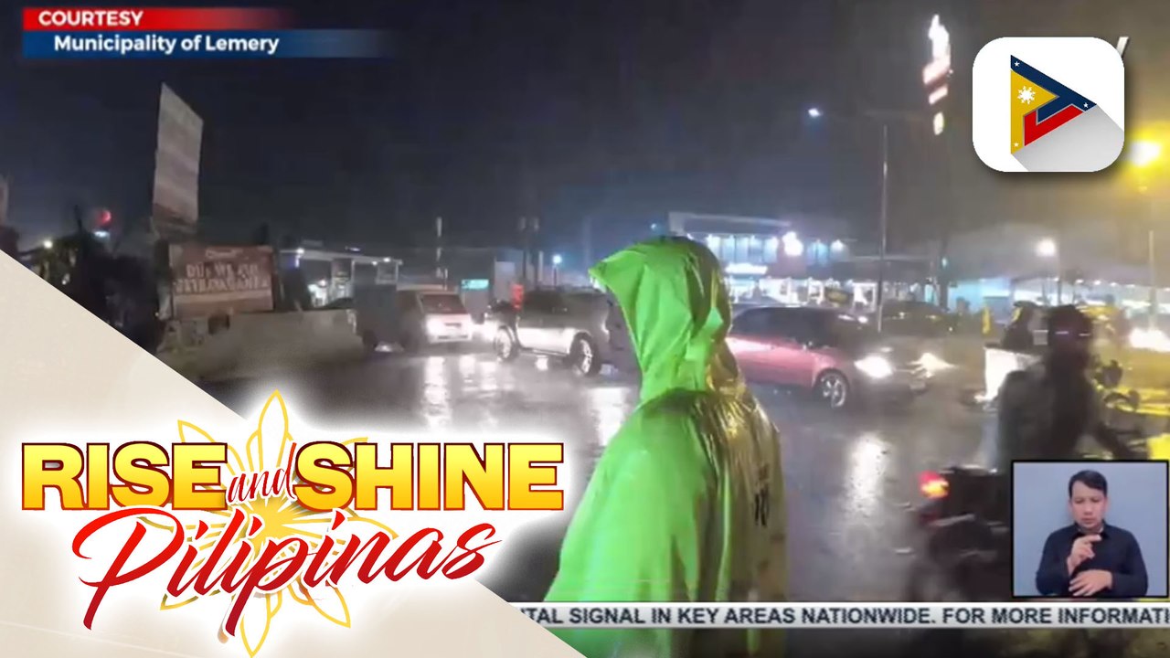 Ilang barangay sa Lemery, Batangas, binaha dahil sa malakas na pag-ulan