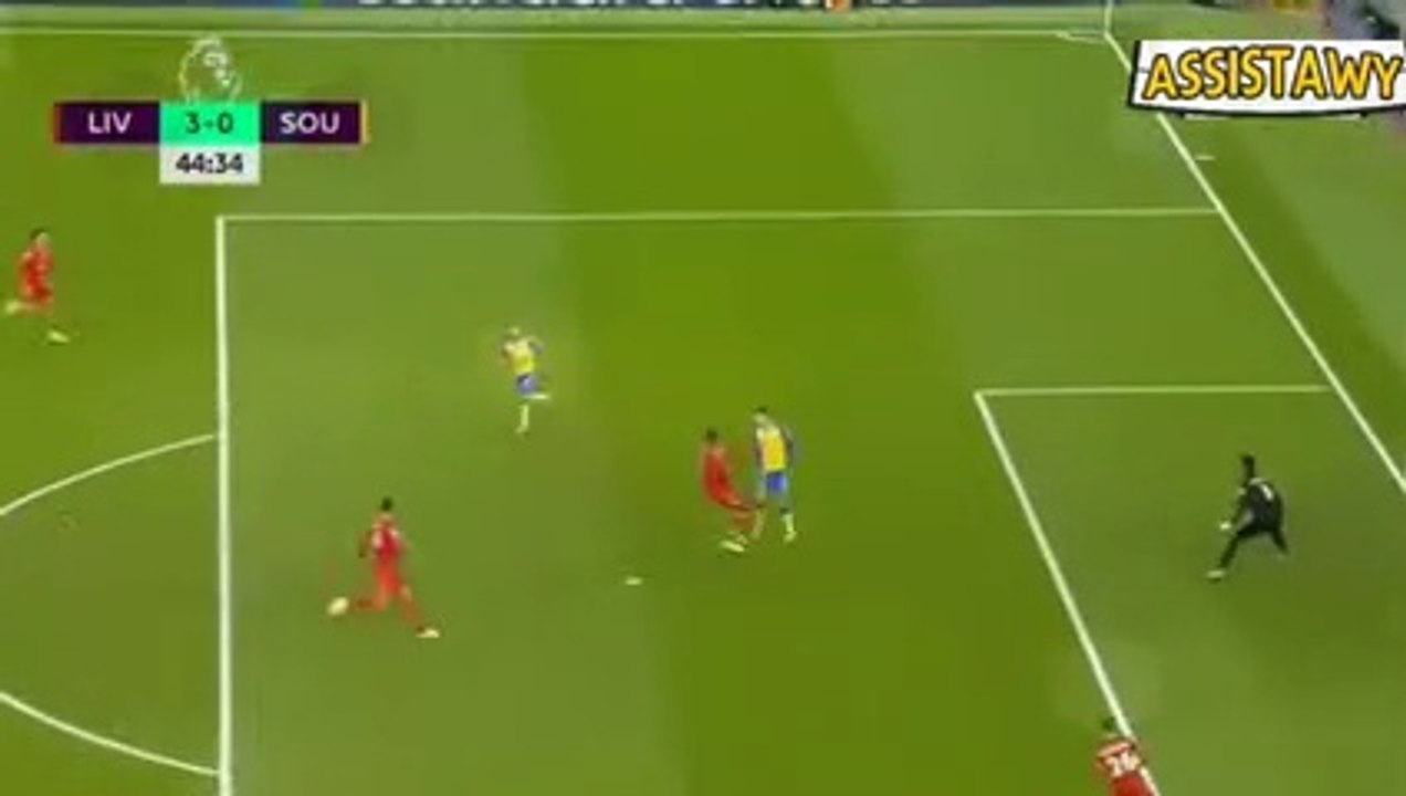 ملخص مباراة ليفريول وساوثهامتون اليوم(4-0)