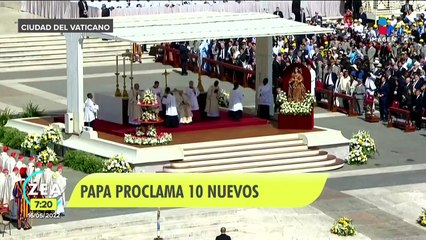 El papa Francisco canoniza a 10 nuevos santos