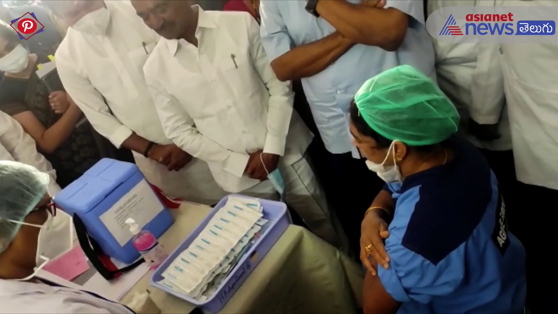 తెలంగాణలో తొలి టీకా తీసుకున్న కృష్ణమ్మ మాట ఇదీ....