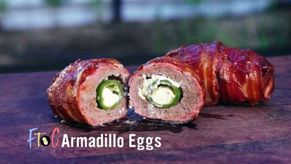 How to cook Smoked Armadillo Eggs on the Grill by @foodcraving