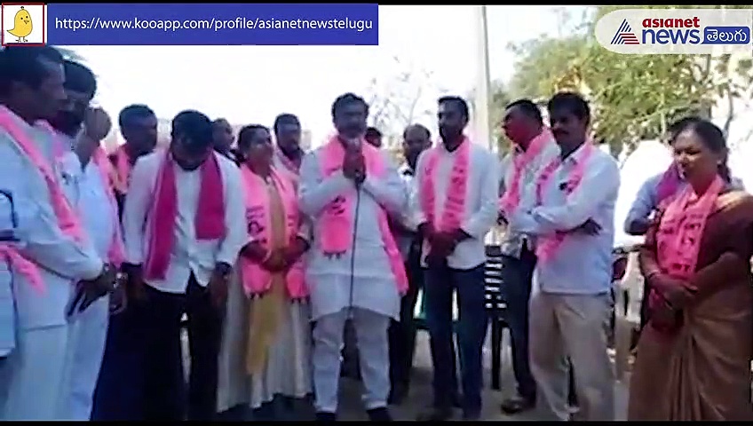 కాంగ్రెస్ ఎమ్మెల్సీ అభ్యర్థికి ఓటేయండన్న టీఆర్ఎస్ ఎమ్మెల్యే... వీడియో వైరల్