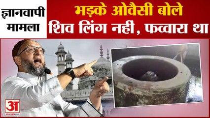 India News: भड़के ओवैसी बोले शिव लिंग नहीं, फव्वारा था | Gyanvapi Controversy