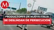 Civiles armados persiguen a militares en Nueva Italia, Michoacán; captan video