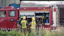 Un fallecido y 85 heridos en un choque de un tren de pasajeros con otro de mercancías en Barcelona