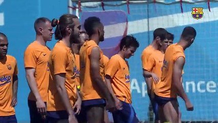 Los highlights de la sesión de recuperación del Barça / FCB