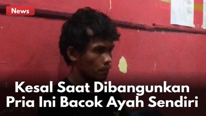 Tak Terima Dimarahi, Anak Bacok Ayah Kandung Pakai Golok Di Pekanbaru !!