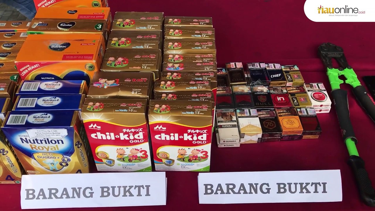 Polresta Pekanbaru Ringkus Empat Pelaku Pembobolan Swalayan Di Jl. Paus, Pekanbaru !!