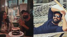 Katrina kaif के साथ Vicky Kaushal ने काटा Birthday Cake, Actor ने वीडियो किया share | FilmiBeat