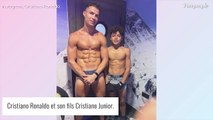 Cristiano Ronaldo pose torse nu avec son fils Cristiano Jr, presque aussi musclé que lui à 11 ans !