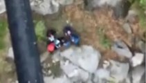 Val Locana, salvati escursionisti bloccati su parete rocciosa (17.05.22)