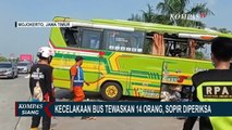 Penyelidikan Sementara Kecelakaan di Tol Sumo, Kapolda Jatim: Sopir Bus Berpotensi Jadi Tersangka