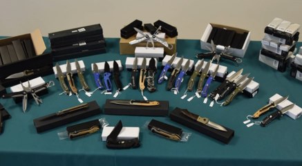 Pordenone - Sequestrati oltre 5mila coltelli cinesi spacciati per "italiani" (17.05.22)