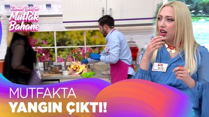 Mutfak Bahane stüdyosunda korkutan anlar! - Zahide Yetiş ile Mutfak Bahane 17 Mayıs 2022