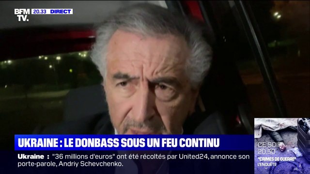 Bernard-Henri Levy: Les troupes ukrainiennes sont debout, vaillantes et ont un moral d'acier
