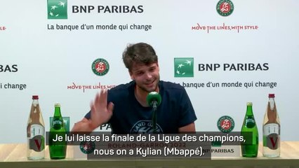 Roland-Garros - Barrère "soulagé" que Mbappé reste au PSG