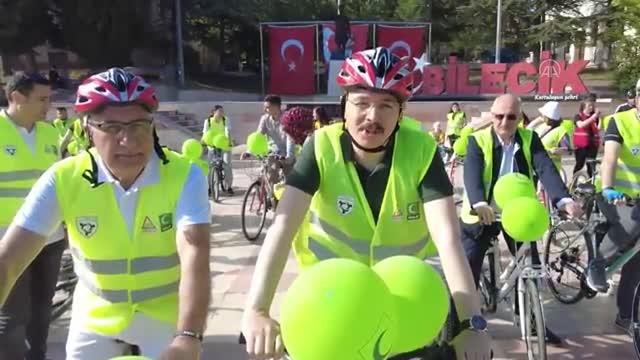 10. Yeşilay Bisiklet Turu yapıldı 10. yeşilay bisiklet turu,Bilecik,Bisiklet Turu,Yeşilay,