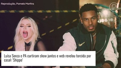 Vaza vídeo de Luísa Sonza e Paulo André em show e público vibra por casal: 'Combinam!'