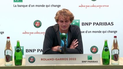 Roland-Garros 2022 - Alexander Zverev : “I understand more and more what it means to be a pro”