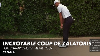 Incroyable coup de Zalatoris sur la route - Pga Championship 4ème tour