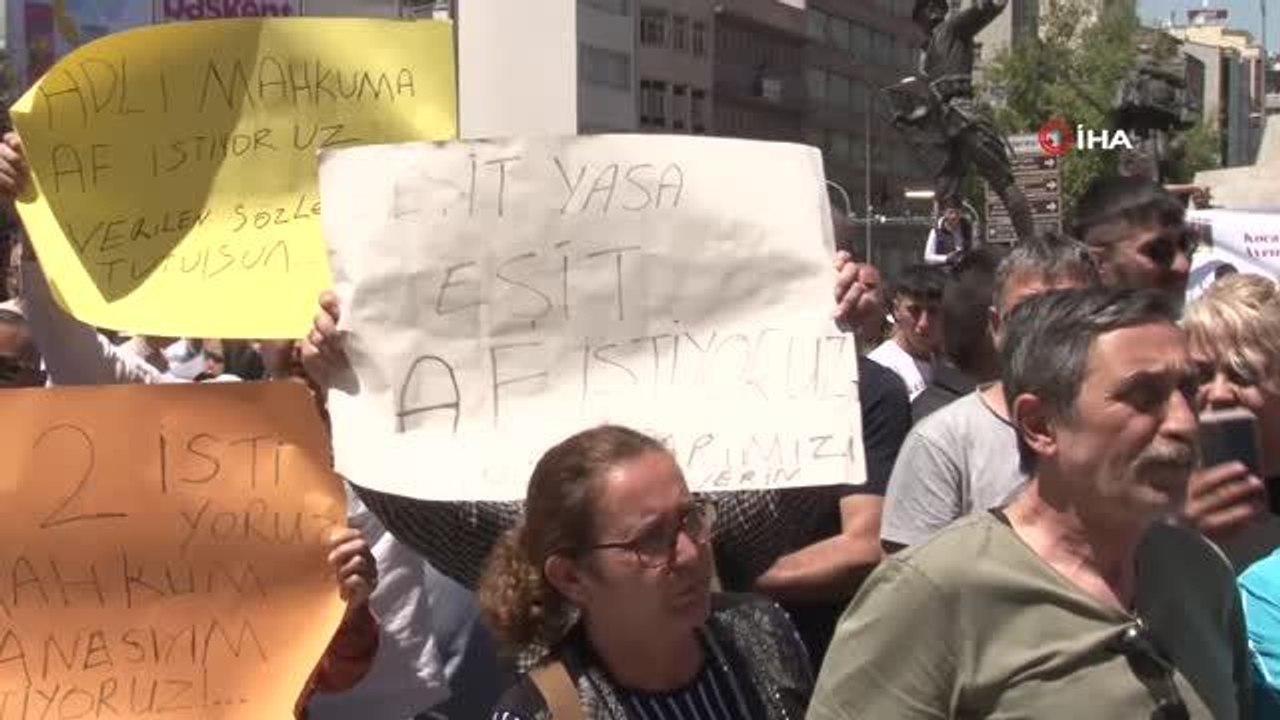 Mahkum yakınlarından af talebi