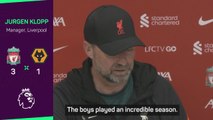 Klopp 'proud but disappointed' after Liverpool miss out on Premier League title