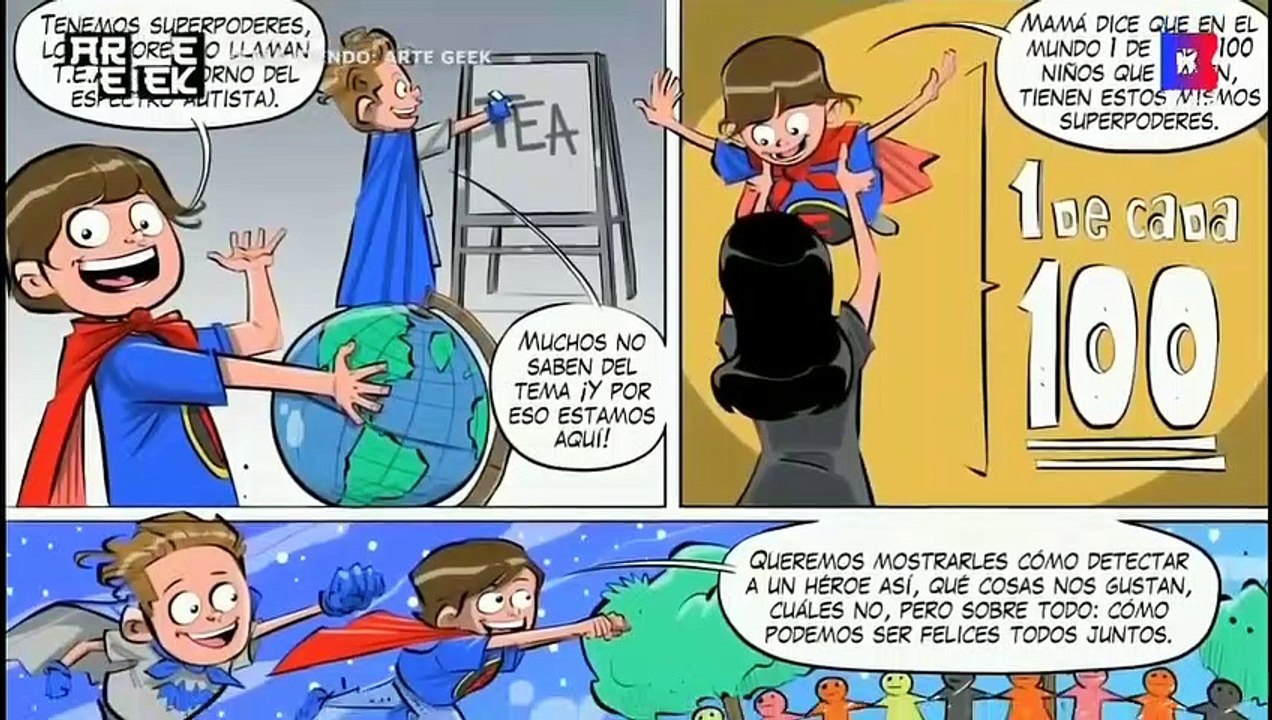 Arte Geek | BitMe | Temporada 2 | Capítulo 46: Especial desde casa #10: ~ Concientización sobre los TEA (trastornos del espectro autista) a través del cómic "Los Hermanos Extraordinarios" ~