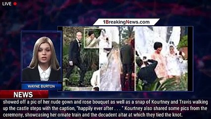 Download Video: Kourtney Kardashian and Travis Barker Have Stunning Wedding Ceremony in Italy: Pics - 1breakingnews.