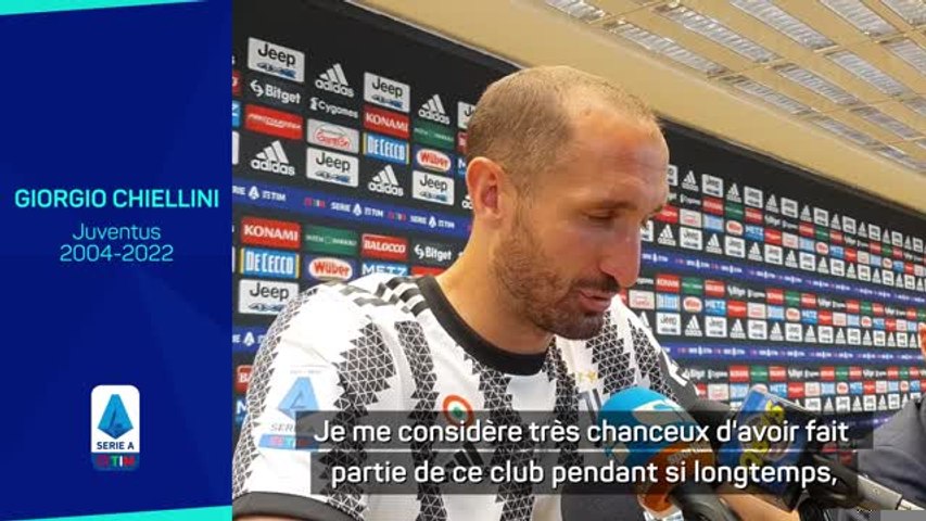 Juventus : Chiellini : “J'ai reçu plus que je n'aurais jamais pu donner à ce club”