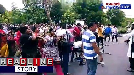 SSK MSK teachers clash with police