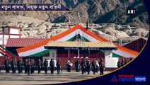 One hundred sixty four trained recruits into the Ladakh Scouts Regiment as Soldiers