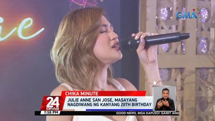 Julie Anne San Jose, masayang nagdiwang ng kanyang 28th birthday | 24 Oras